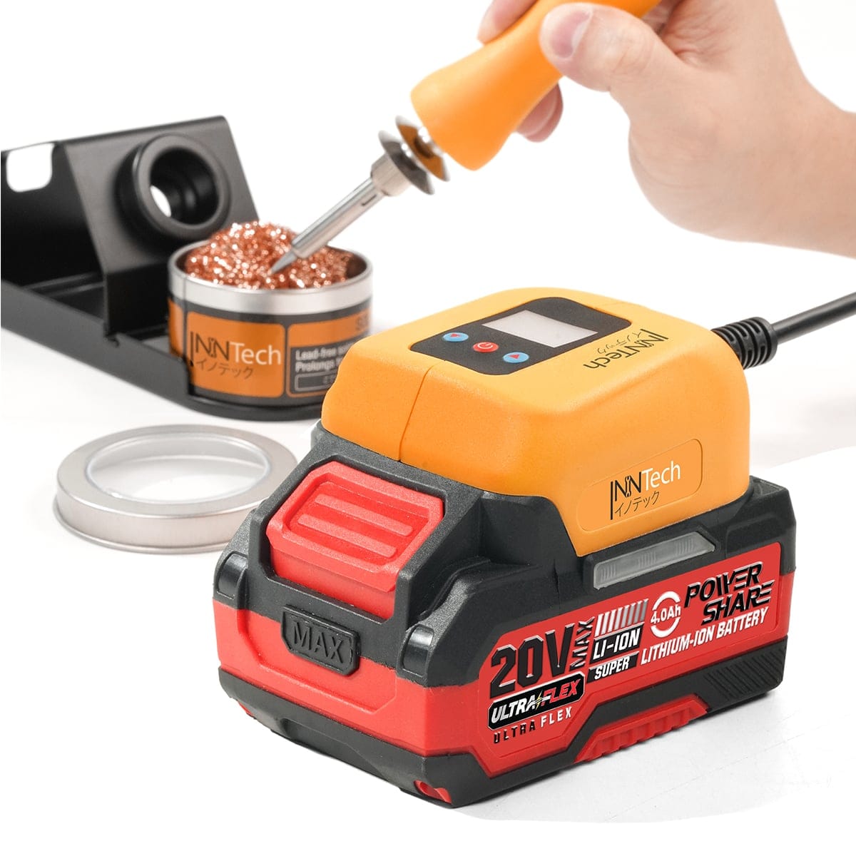 หัวแร้งไร้สาย (เฉพาะเครื่องเปล่า) INNTECH รุ่น SK-605T 20V